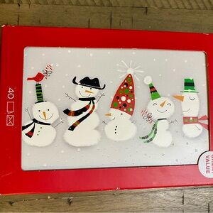 Hallmark Holiday Snowman Card & Envelope Sets - box of 40